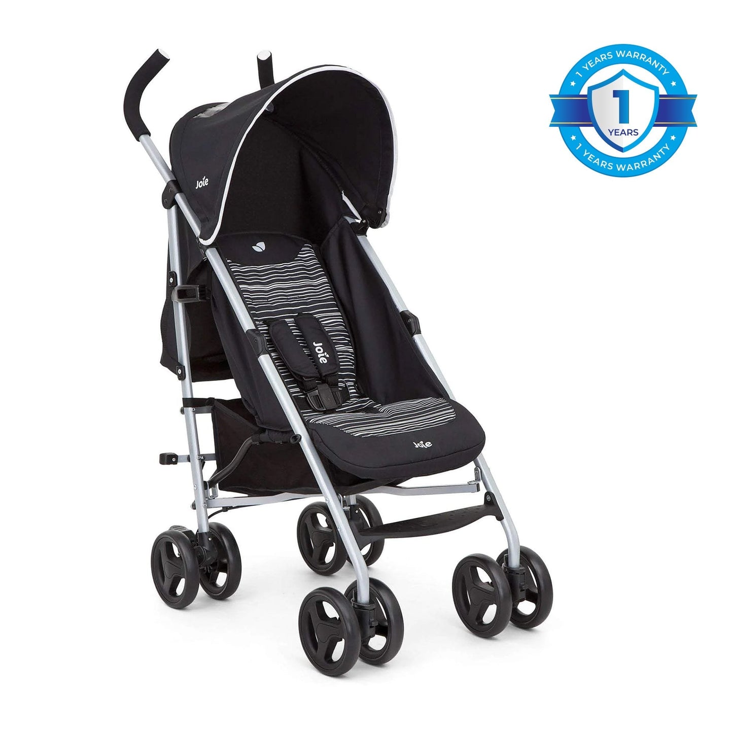 Joie Rapid Stroller-Birth to 36months (Skewed Lines Caviar)