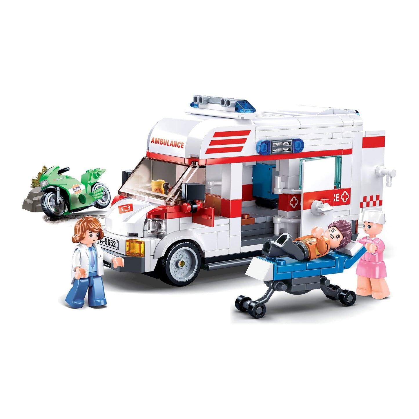 Playzu By Sluban Large Size Ambulance Building Blocks Toys || 6years to 12years