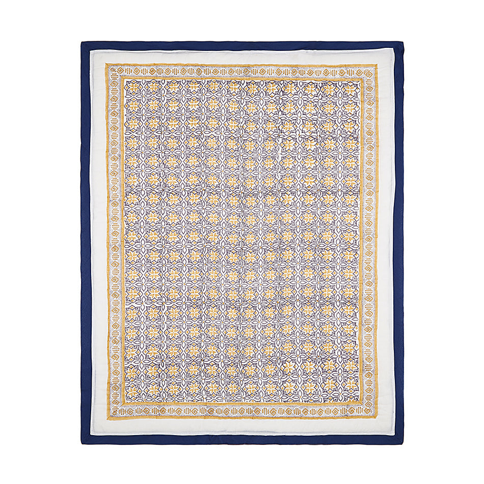 Malabar Baby Seminyak Blue Baby Quilt