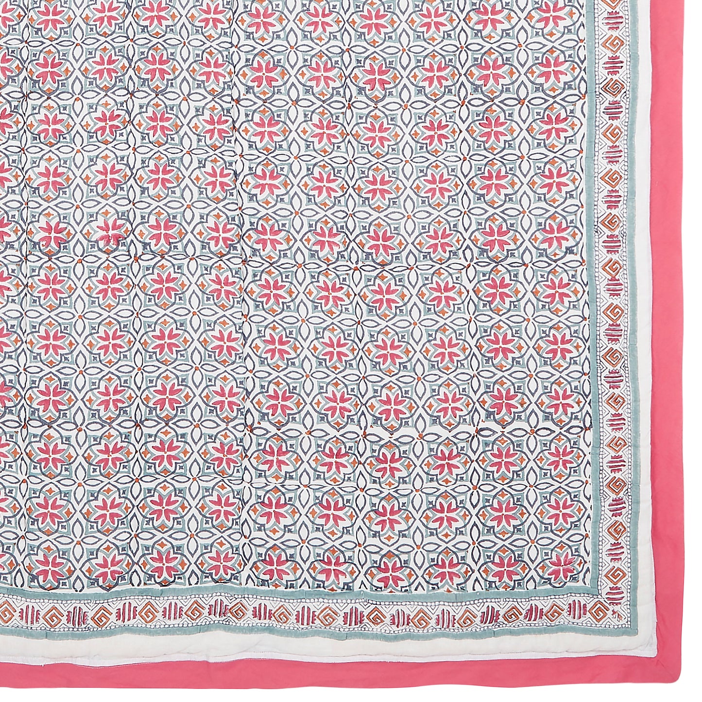 Malabar Baby Seminyak Pink Baby Quilt