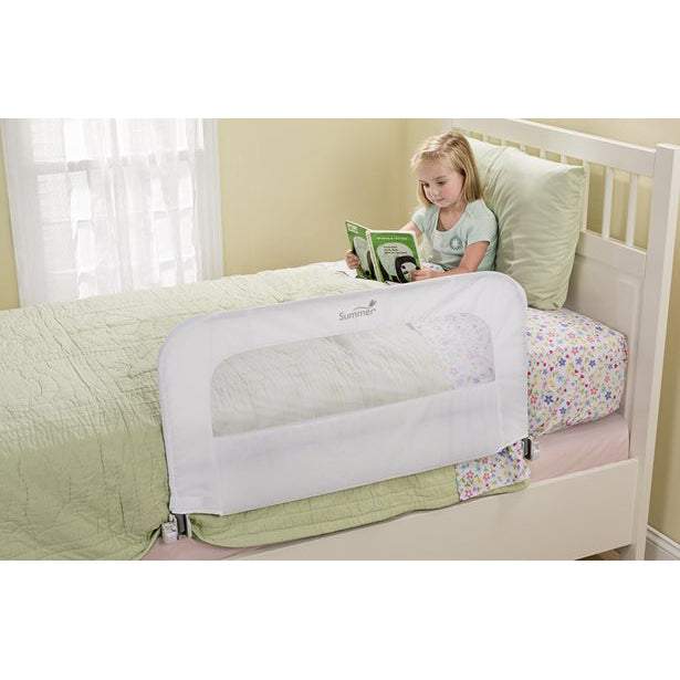 Summer Infant 2in1 Convertible Crib Rail To Bedrail || Fashion-White || Birth+ To 24months