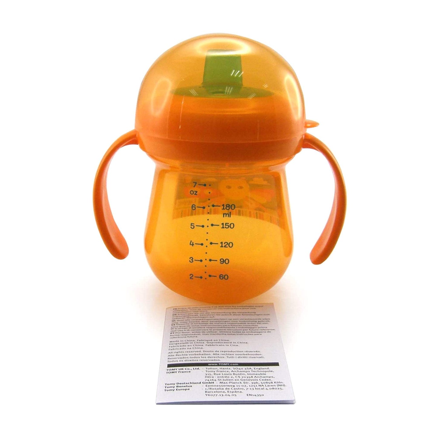 The First Years Lamaze 7 Oz Non Spill / Freddie Trainer Cup Orange || 9months to 36months