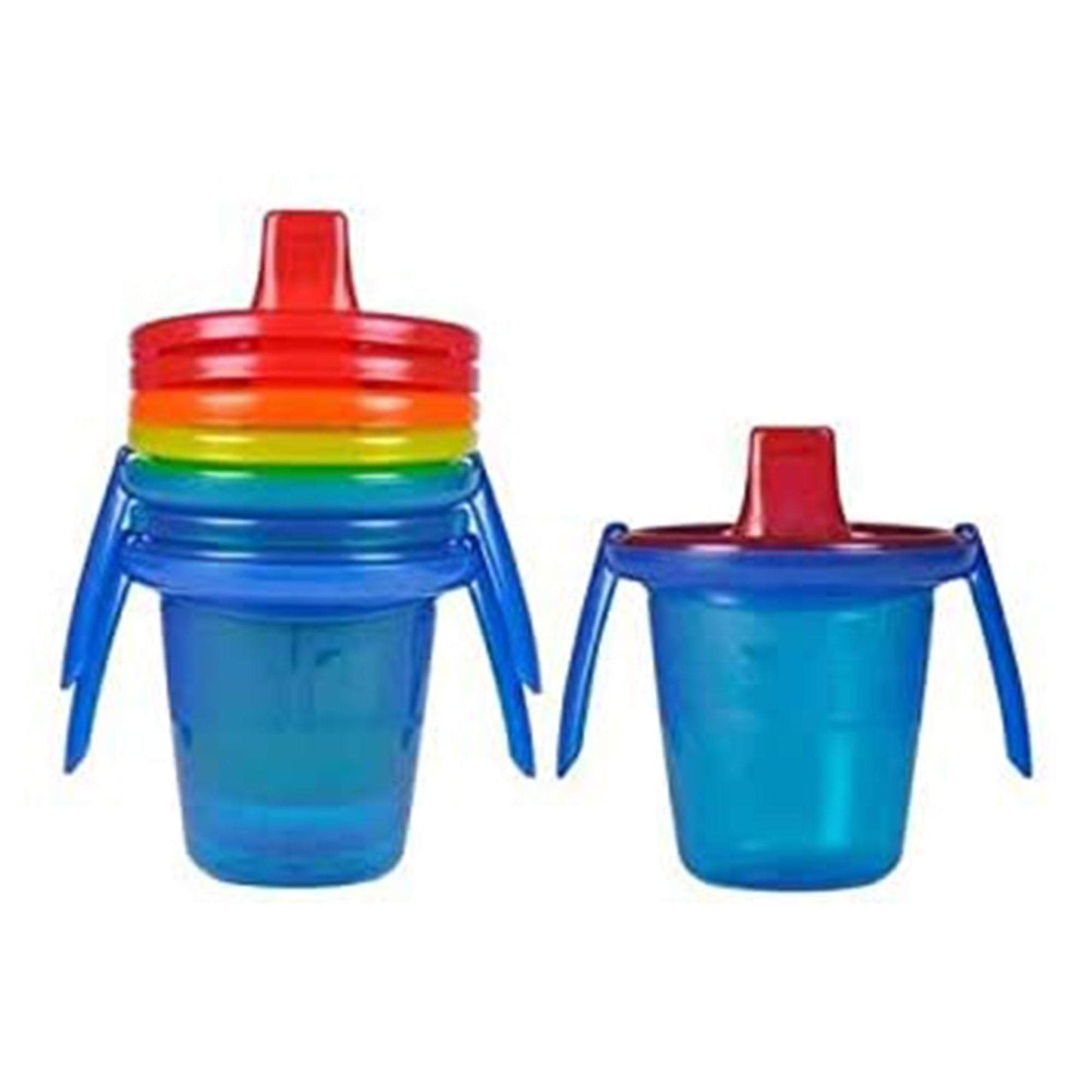The First Years Take & Toss 7 Oz With 2 Removable Handles 5 Pk Multicolor || 4months to 24months