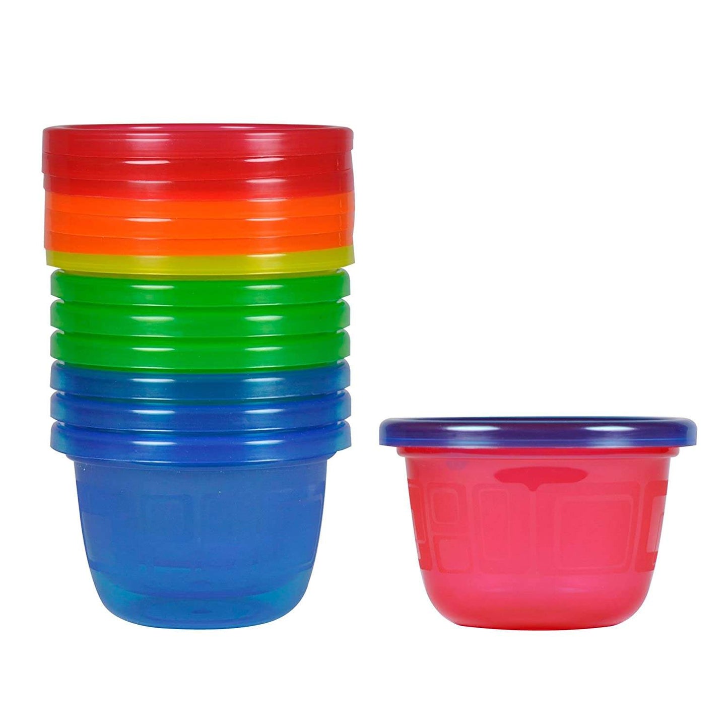 The First Years Take & Toss Snack Cups 4.5 Oz, 7 Pk Multicolor || 6months to 24months