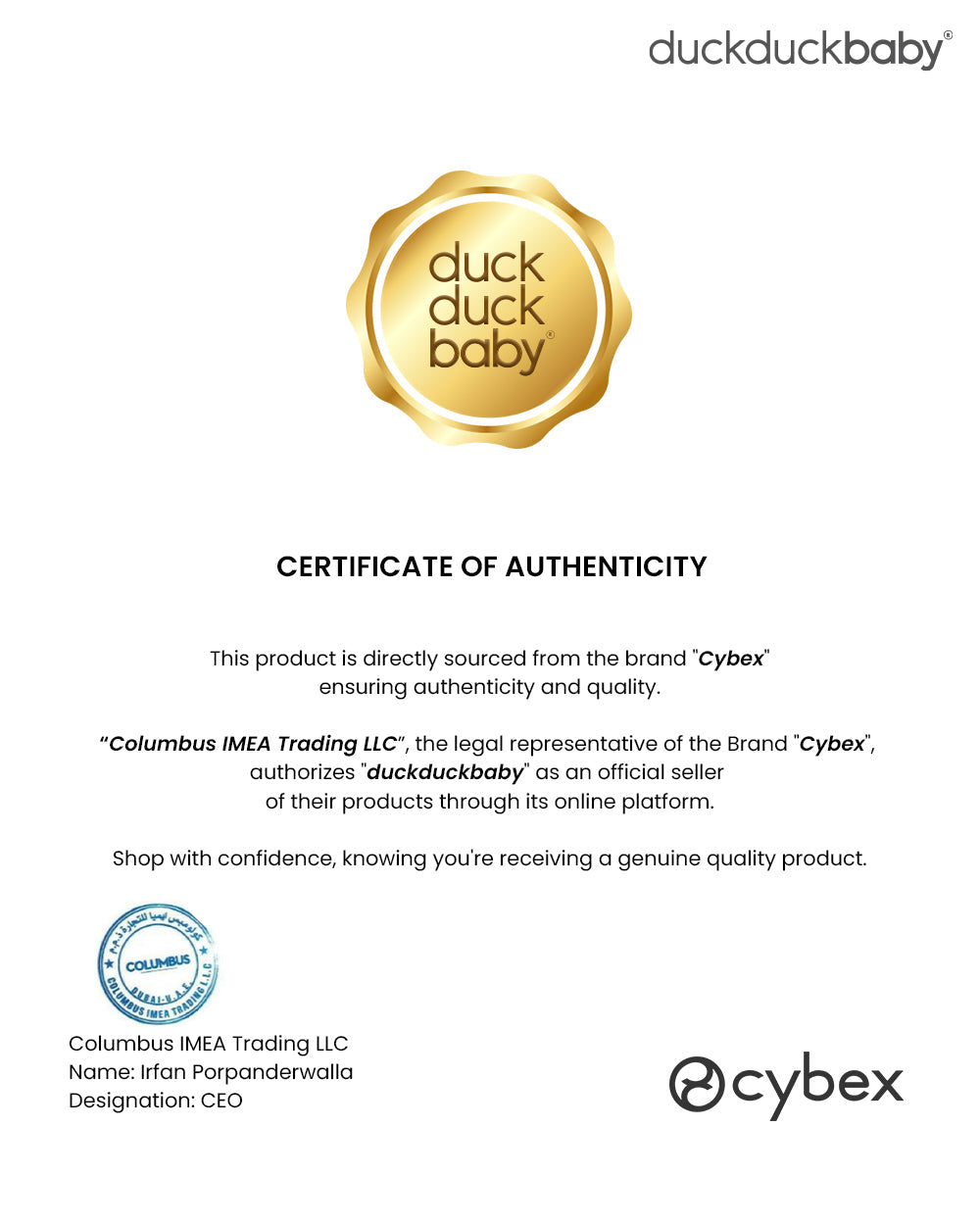 Cybex Coya Car Seat Adapter - Black