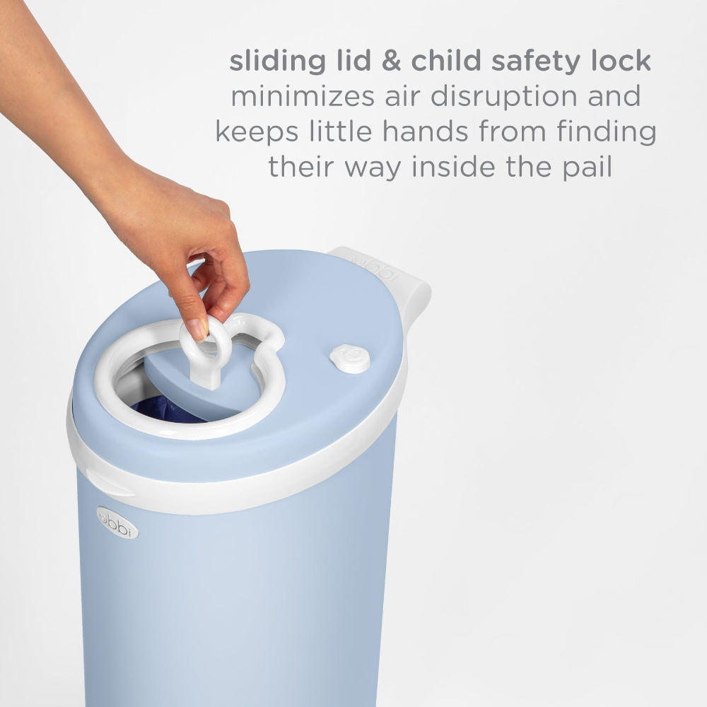 Ubbi Diaper Pail - Cloudy Blue