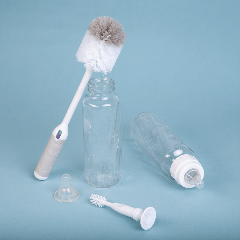 Ubbi Bottle Brush - Gray/White