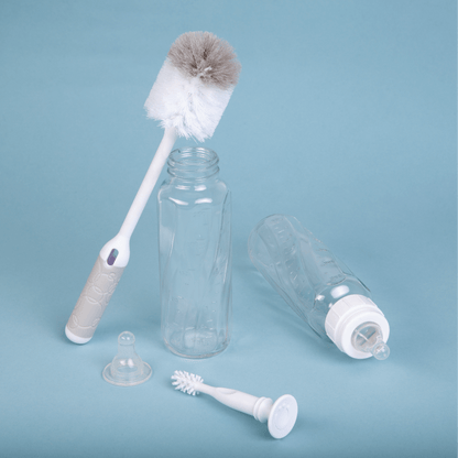 Ubbi Bottle Brush - Gray/White