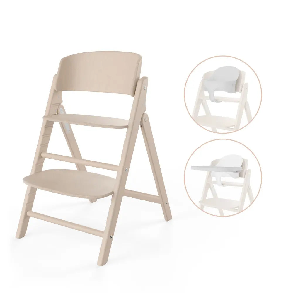 Cybex Click & Fold 3-in-1 Highchair - Natural