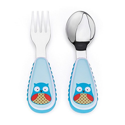 Skip Hop Zootensils Fork & Spoon, Fox, Multi