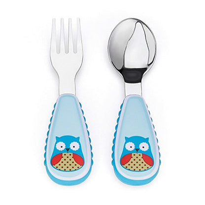 Skip Hop Zootensils Fork & Spoon, Fox, Multi