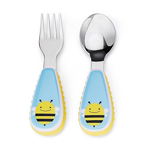 Skip Hop Zootensils Fork & Spoon, Fox, Multi