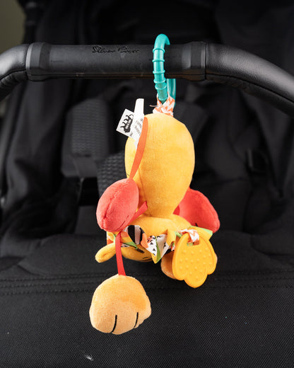 Jittery Lino Plush Toy - Hanging Stroller/Cot Toy for Babies 3 Months+