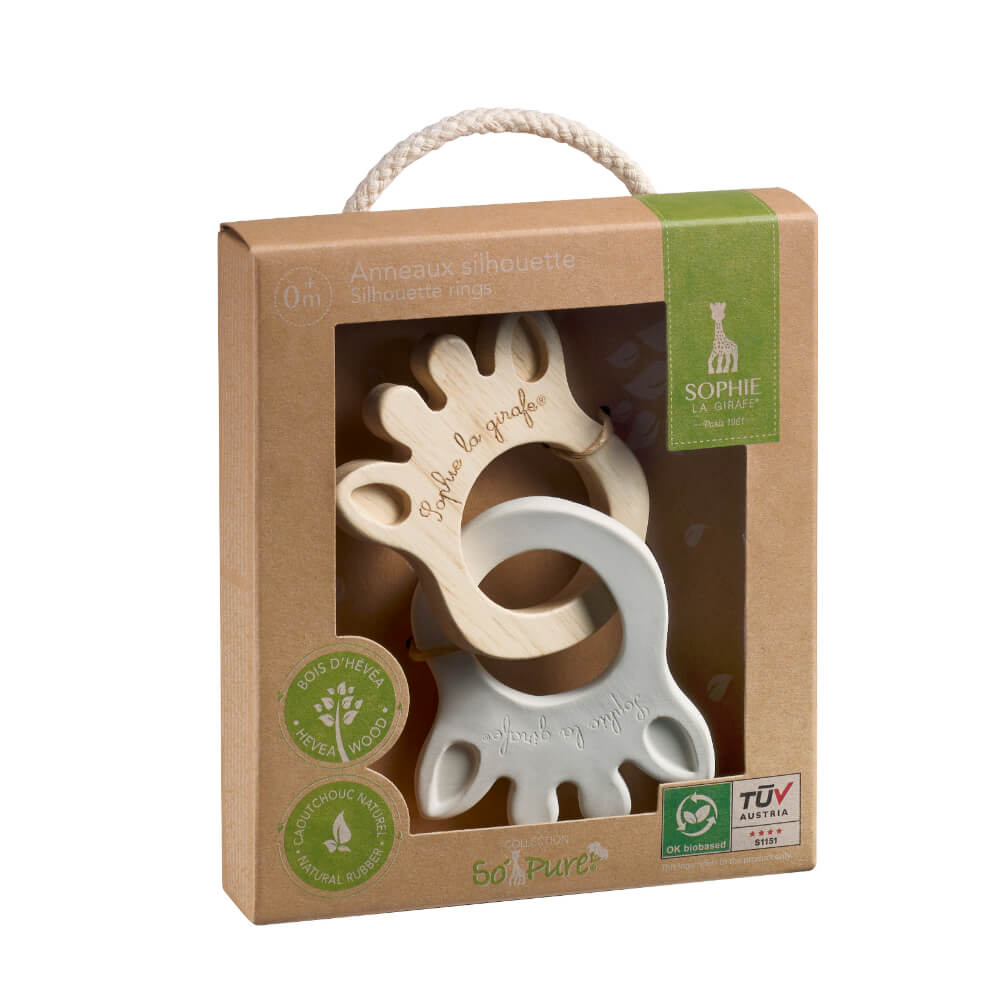 Sophie la Girafe Silhouette Rings - Natural