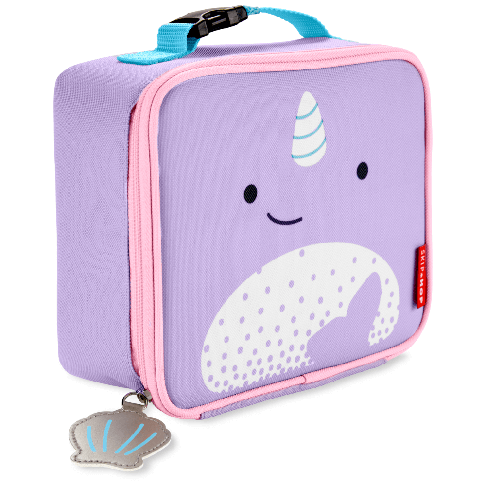 Skip Hop Zoo Lunch Bag, Tiffin Bag for Kids, Narwhal