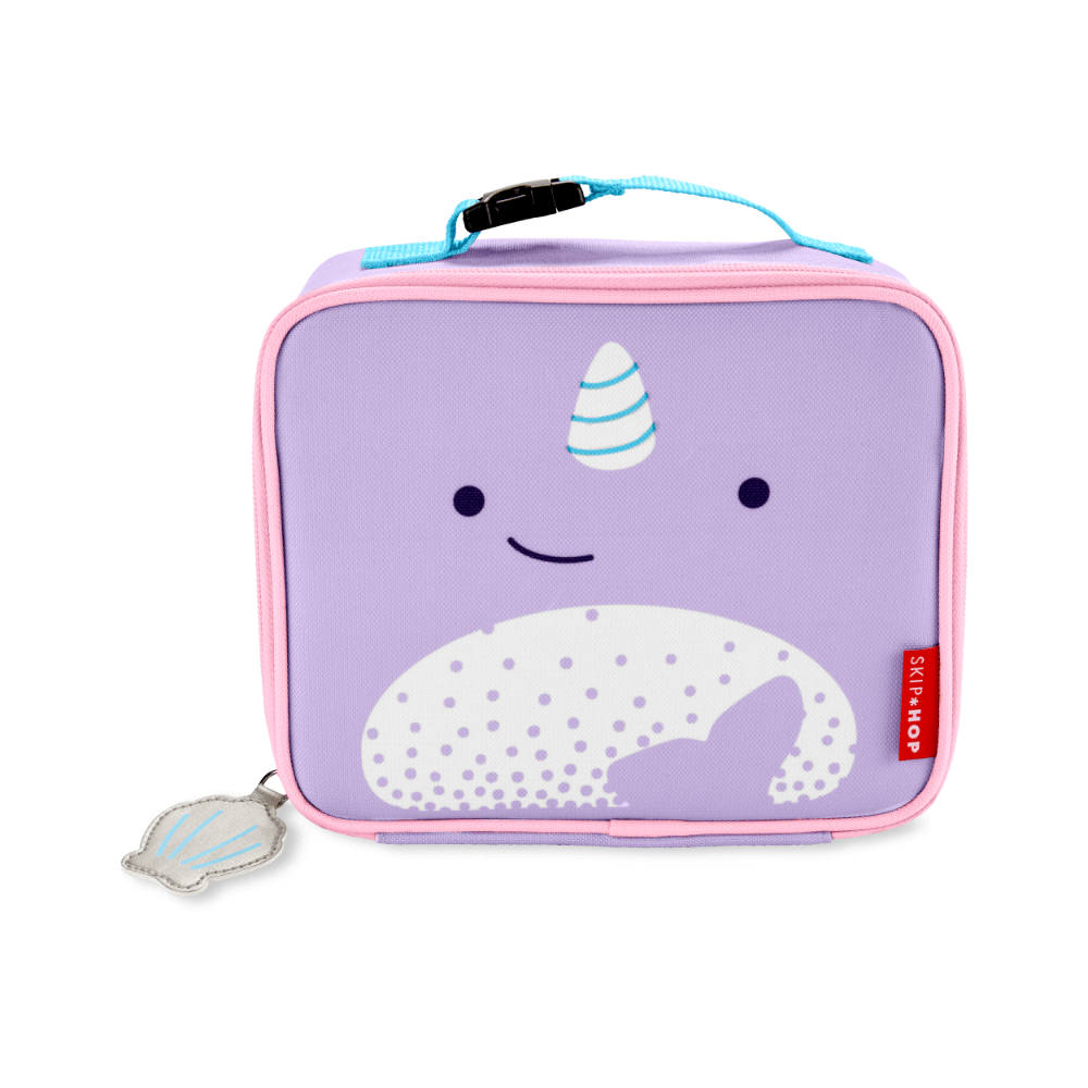 Skip Hop Zoo Lunch Bag, Tiffin Bag for Kids, Narwhal