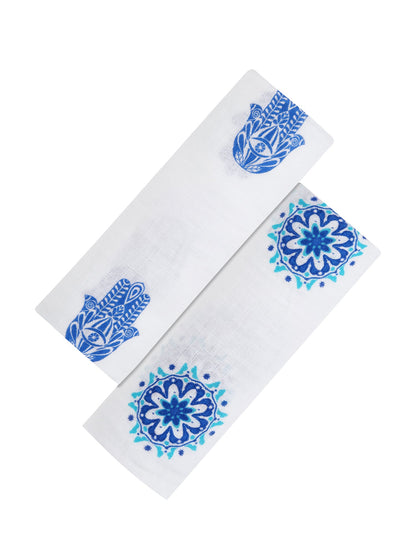 Malabar Baby Organic Swaddle Set - Protector Series (Hamsa & Mandala)