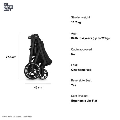 Cybex Balios Lux Stroller - Seashell Beige