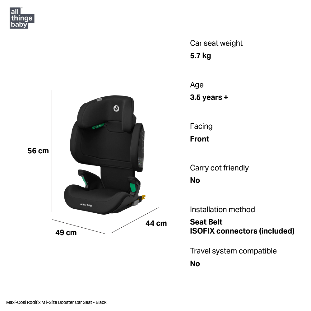 Maxi Cosi Rodifix M - Basic Black