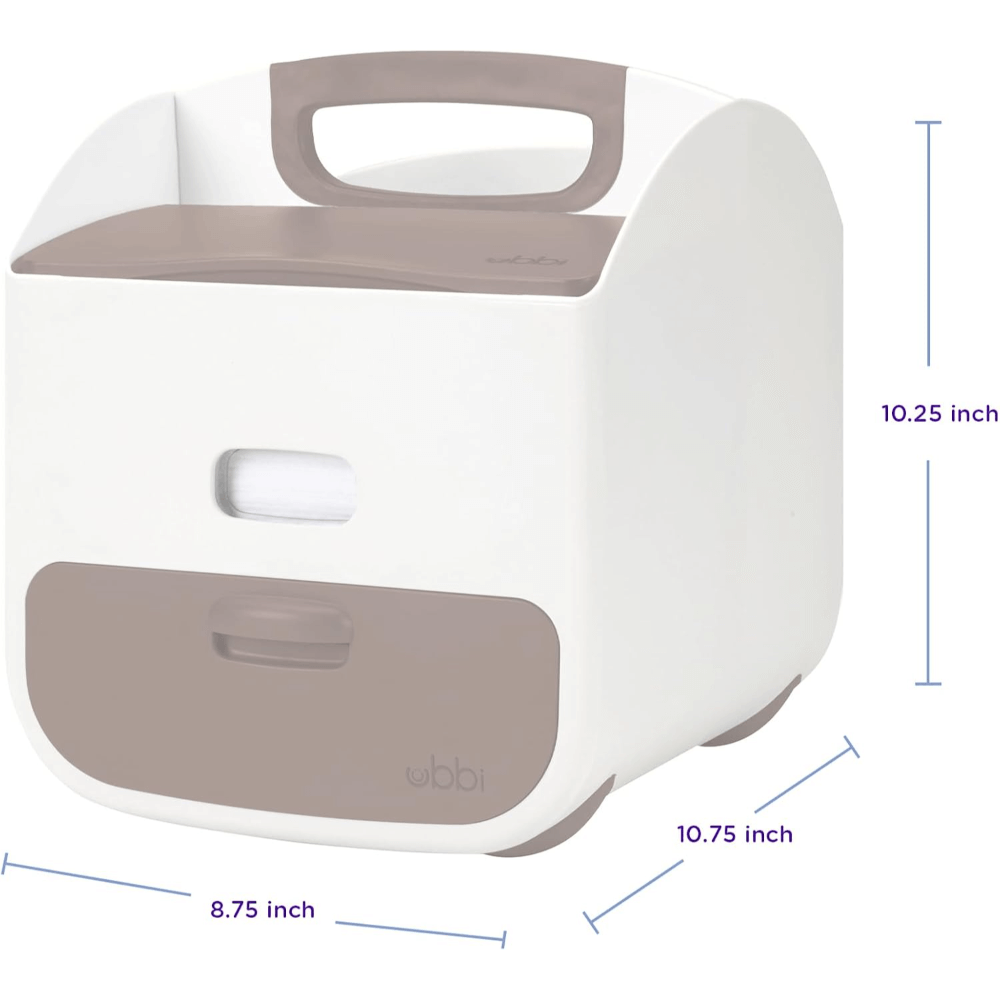Ubbi Diaper Caddy - Taupe