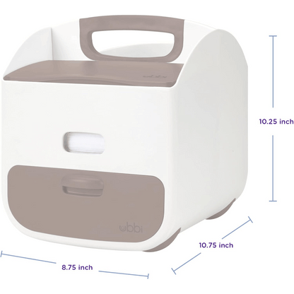 Ubbi Diaper Caddy - Taupe