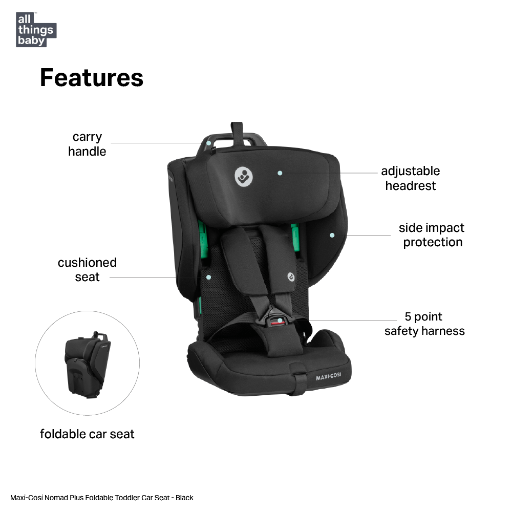 Maxi Cosi Nomad Plus - Authentic Black