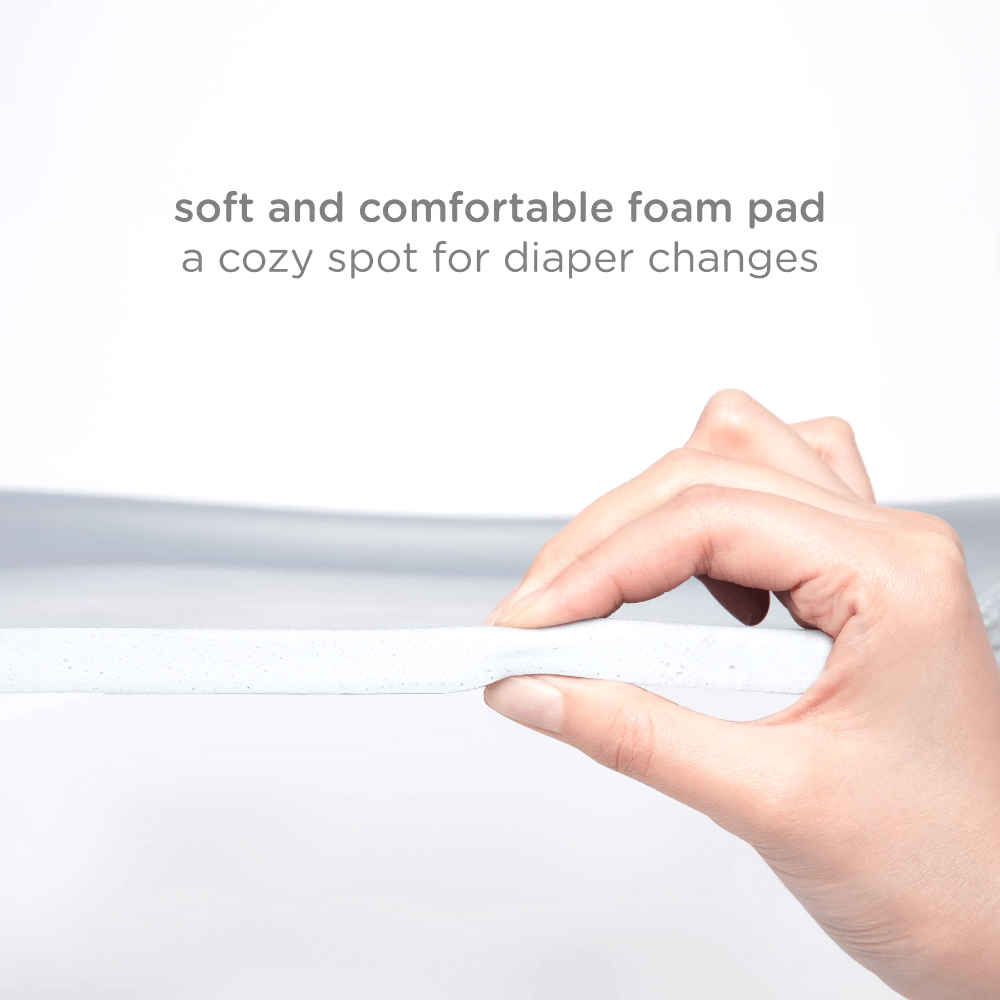 Ubbi Foam Changing Pad - Grey