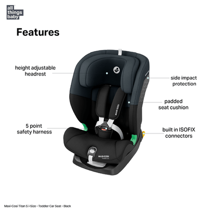 Maxi Cosi Titan S i-Size - Tonal Black