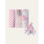 Malabar Baby Swaddle Set - 4 Pack Gift Set