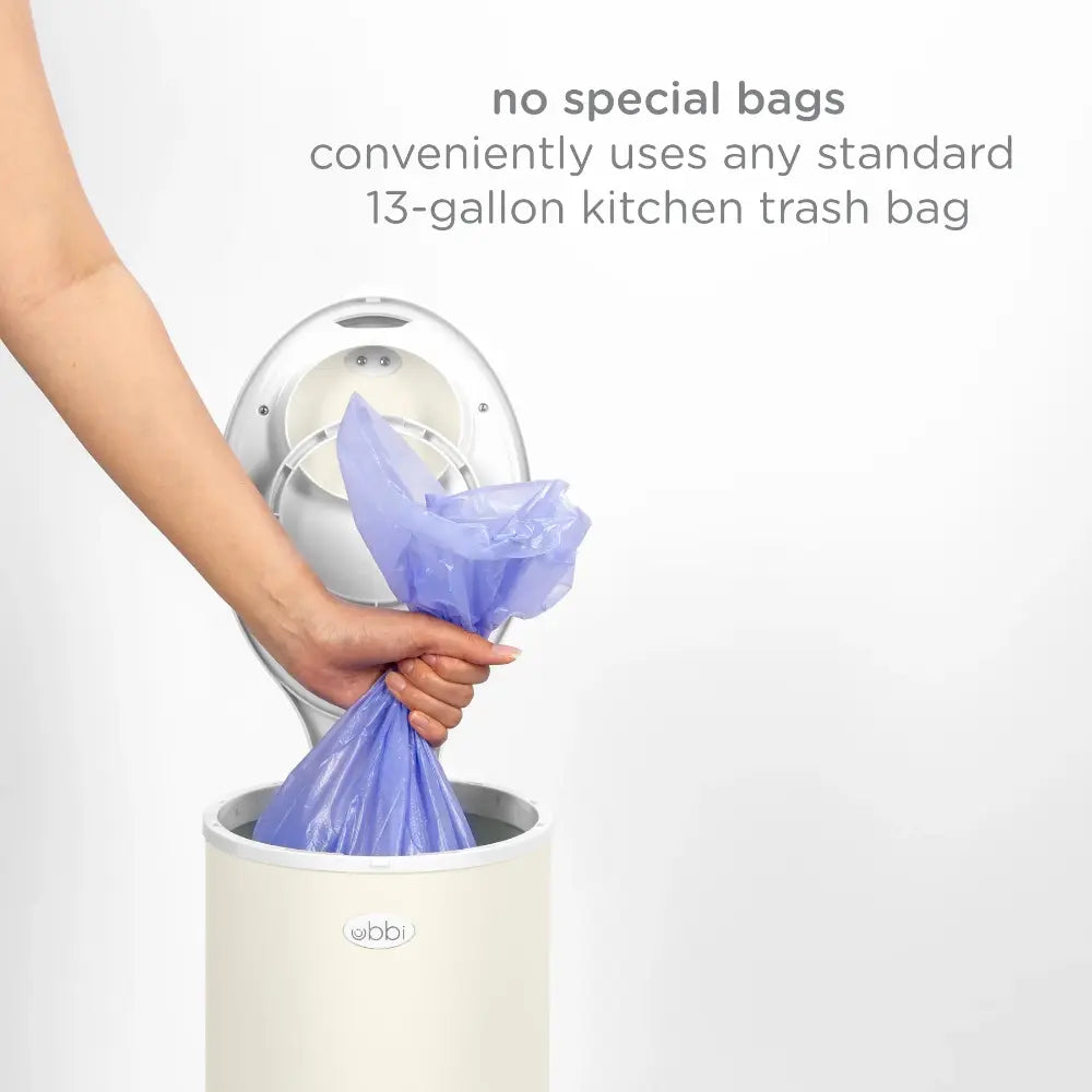 Ubbi Matte Diaper Pail - Matte Black