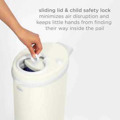 Ubbi Matte Diaper Pail - Matte Black