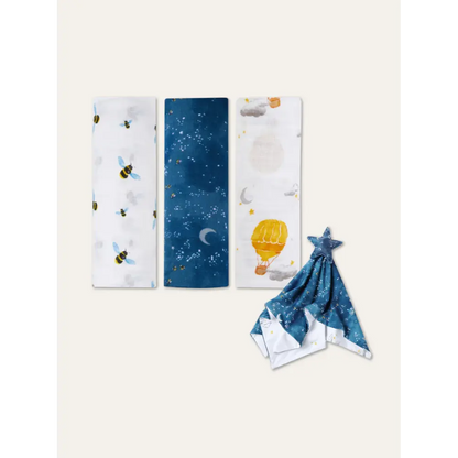 Malabar Baby Organic Swaddle - Starry Night