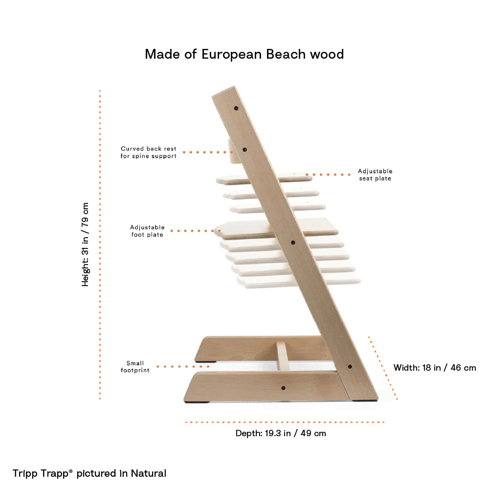 Stokke Tripp Trapp Chair Oak - Oak Natural
