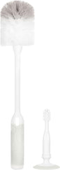 Ubbi Deluxe Bottle Brush With Suction Base - Gray