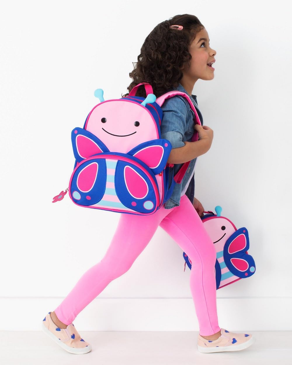 Skip Hop Zoo Little Kid Standard Backpack, Butterfly, 29.21L X 5.08W X 31.75H Cm, Multicolor