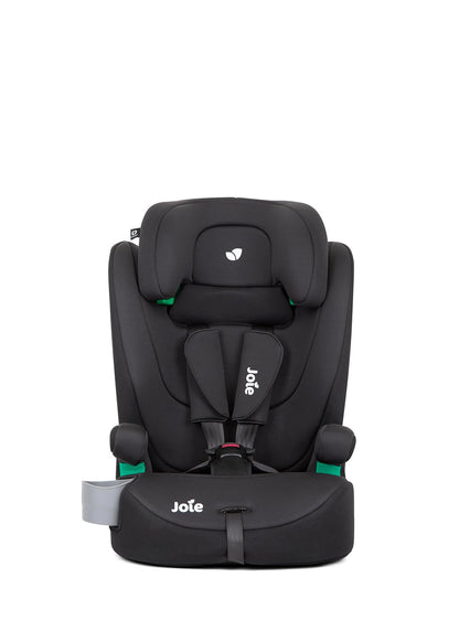 Joie Elevate R129 Certified Toddler to Booster Car Seat | i-Size Safety | Adjustable Headrest, Ventilated Comfort, Belt Install, Cup Holder, Machine-Washable Covers | Usage from 15 Months to 12 Years