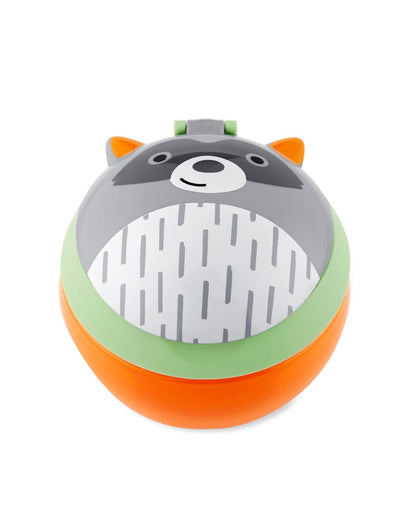 Skip Hop Zoo Snack Cup-Raccoon Bpa-Free, PVC-Free & Phthalate-Free with Capacity (222 Ml),Multicolor