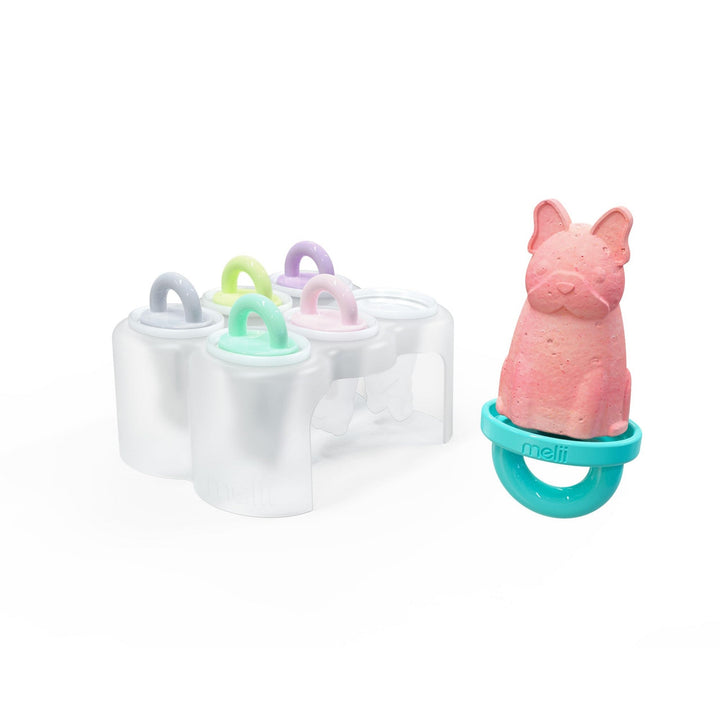 6 Piece Animal Ice Pops with Tray Multicolor - 3 to 6 Years