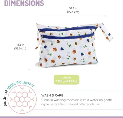 Melii Wet Bag Bear Multicolor - Birth to 24 Months