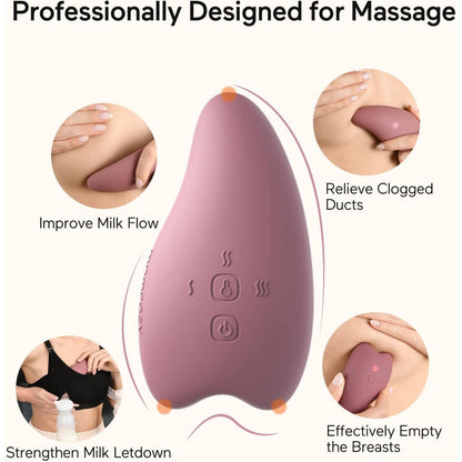 Momcozy Maternity Accessory Lactation Massager Maroon