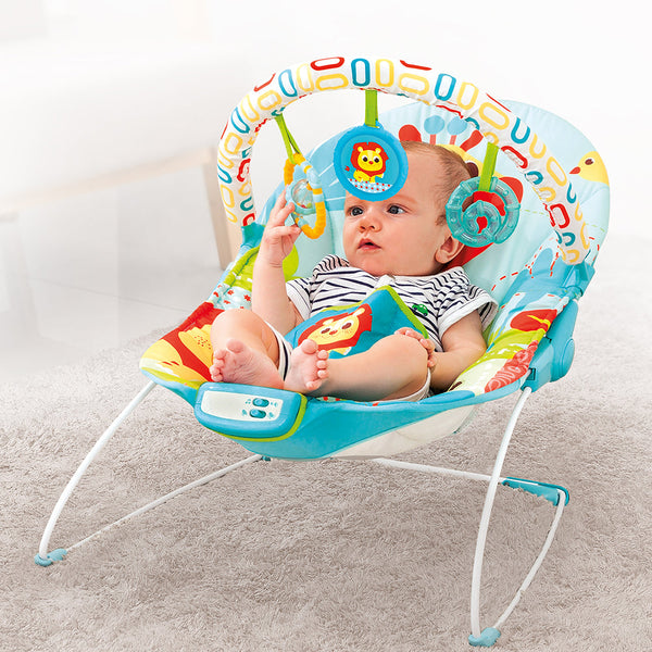 Mastela Music Vibrations Bouncer JUNGLE 1 Birth+ to 6M