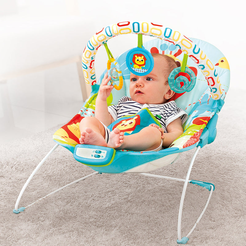 Mastela Music Vibrations Bouncer JUNGLE 1 Birth+ to 6M