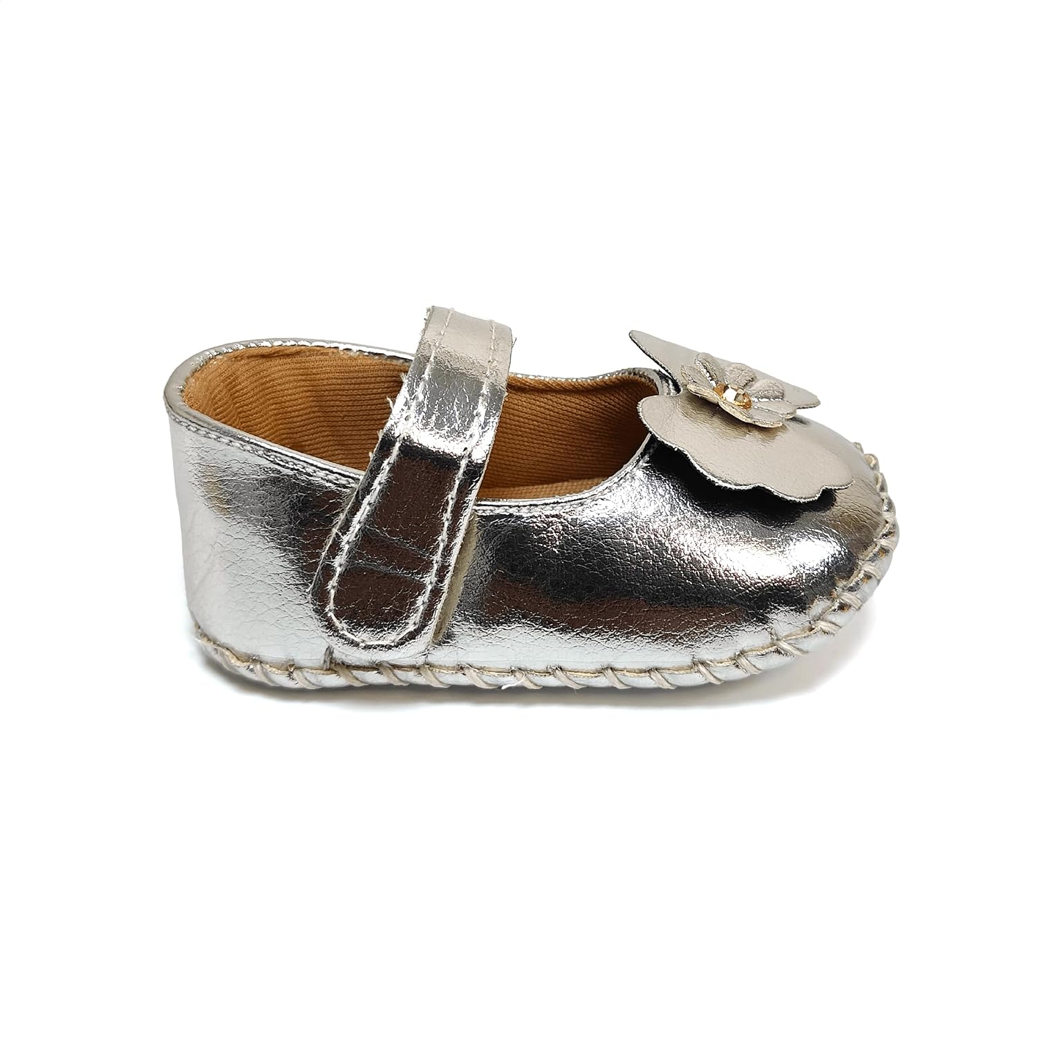 Nuluv Infant Girl's Kids Shoes Booties for Baby Girls |1 Pair| Silver