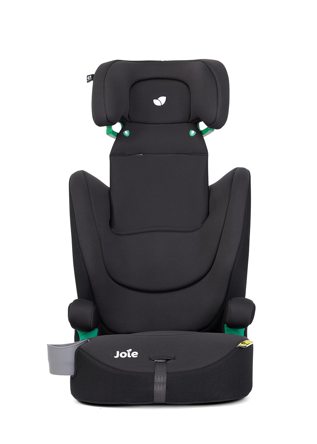 Joie Elevate R129 Certified Toddler to Booster Car Seat | i-Size Safety | Adjustable Headrest, Ventilated Comfort, Belt Install, Cup Holder, Machine-Washable Covers | Usage from 15 Months to 12 Years