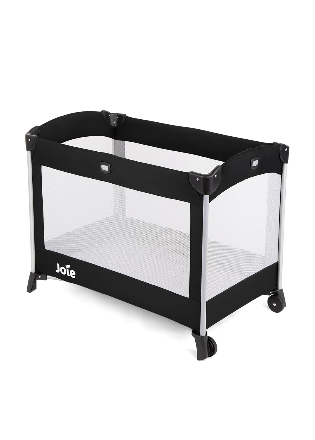 Joie Kubbie Playpen Playard for Baby - Lightweight Travel Cot & Crib, Removable Bassinet, Convertible Compact Fold for Easy Storage, 0 to 15 Kgs