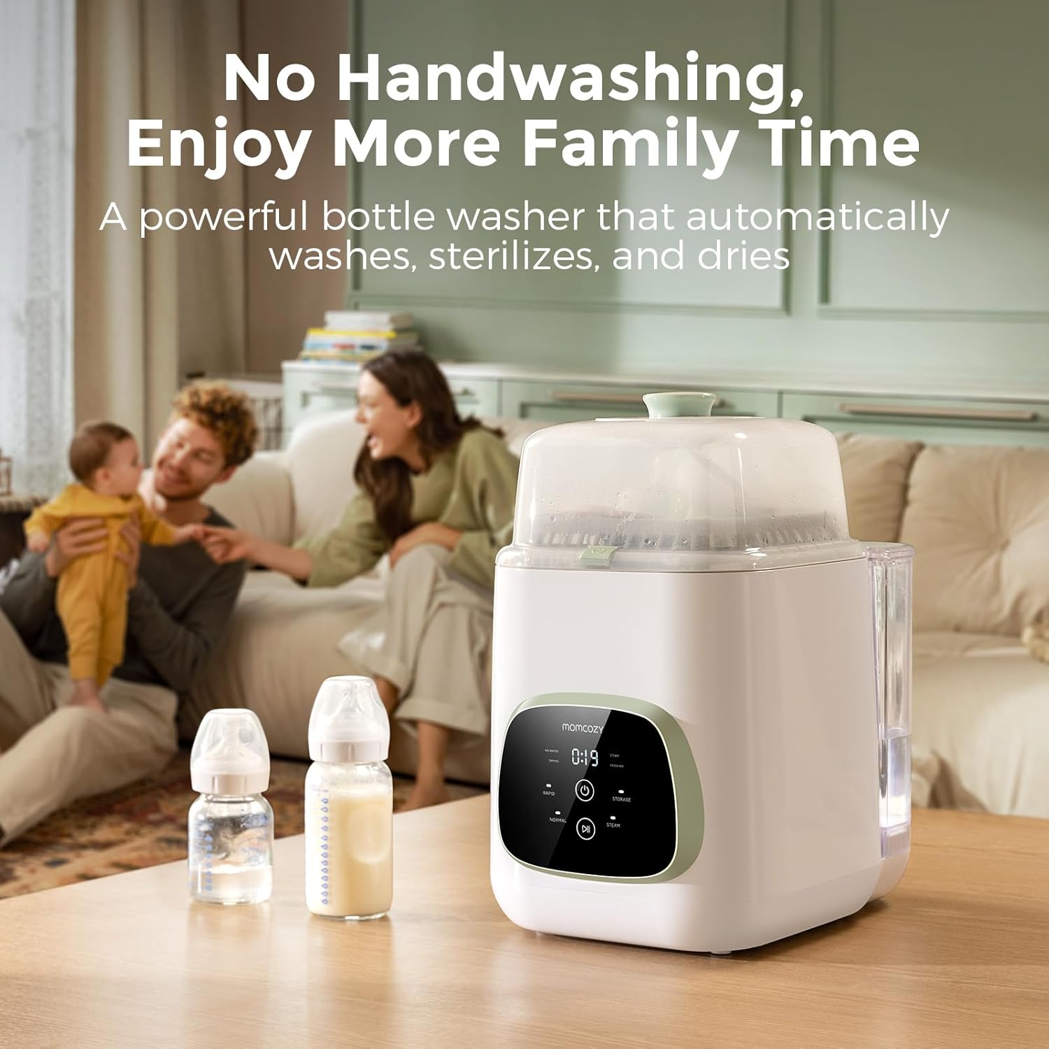 Momcozy Sterilizers & Washer KleanPal Pro Baby Bottle Washer