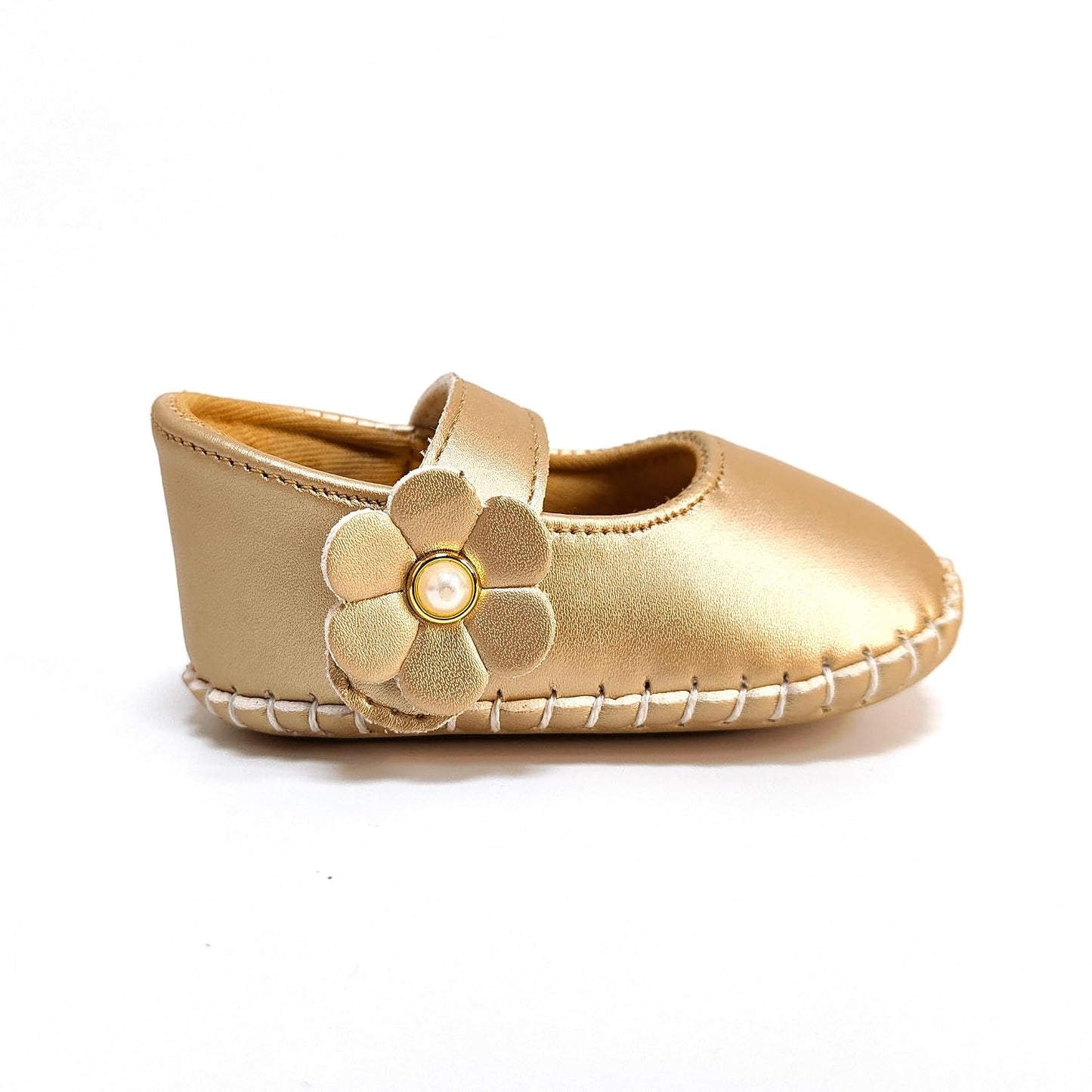 Nuluv Infant Girl's Kids Shoes Booties for Baby Girls| Golden