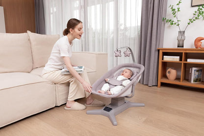 Mastela Swing X Multi-Motion Baby Cradle, Birth to 36M, Pink