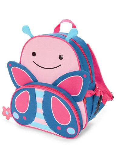 Skip Hop Zoo Little Kid Standard Backpack, Butterfly, 29.21L X 5.08W X 31.75H Cm, Multicolor