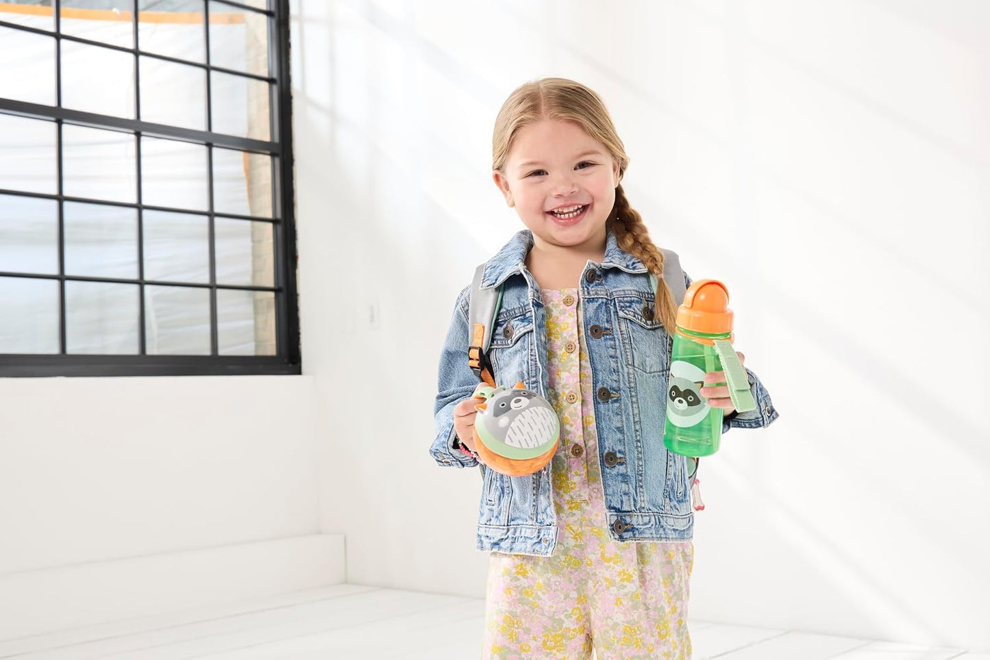Skip Hop Zoo Snack Cup-Raccoon Bpa-Free, PVC-Free & Phthalate-Free with Capacity (222 Ml),Multicolor